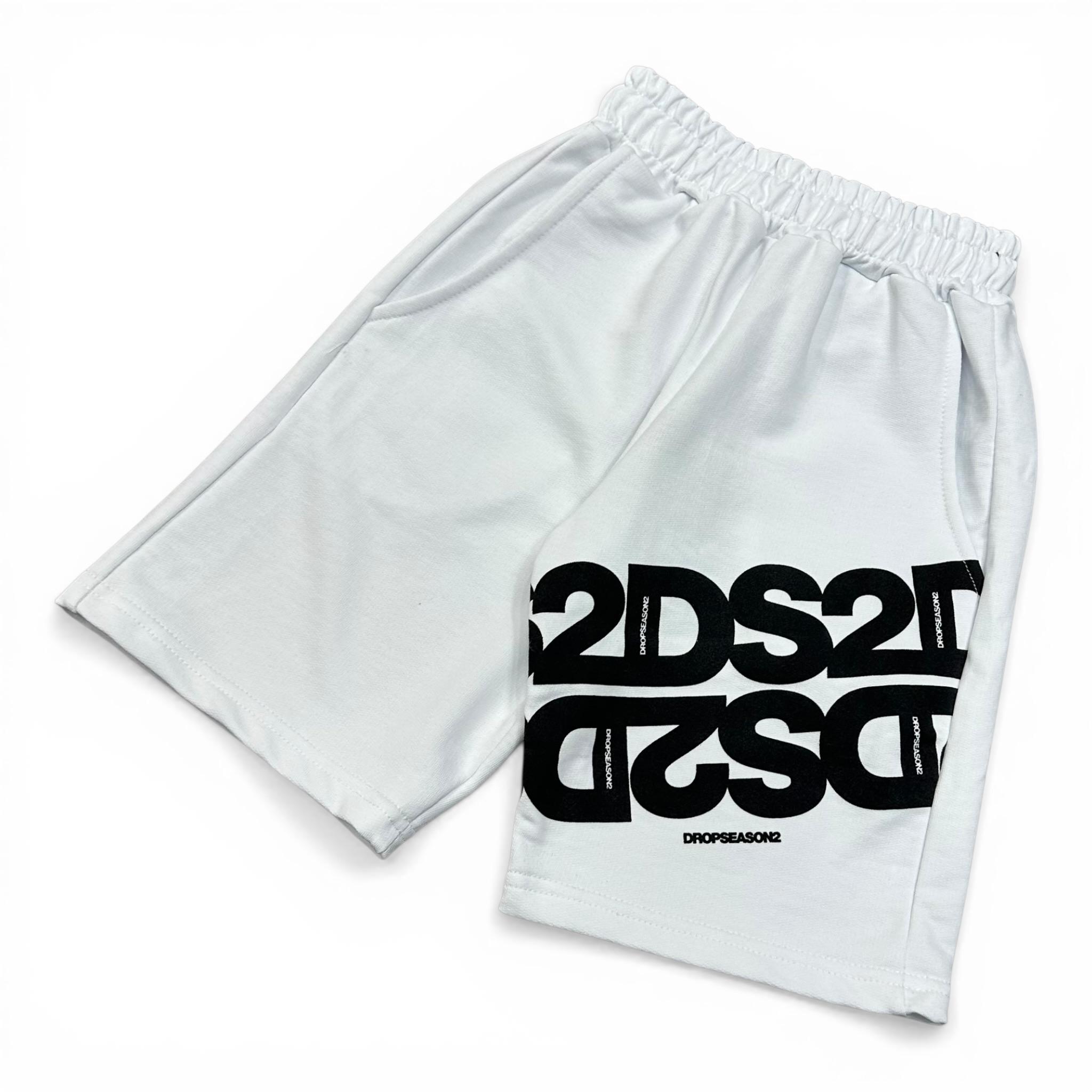 SHORT IN COTONE BIANCO