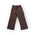 PANTALONE TUTA CARGO BAMBINA MARRONE