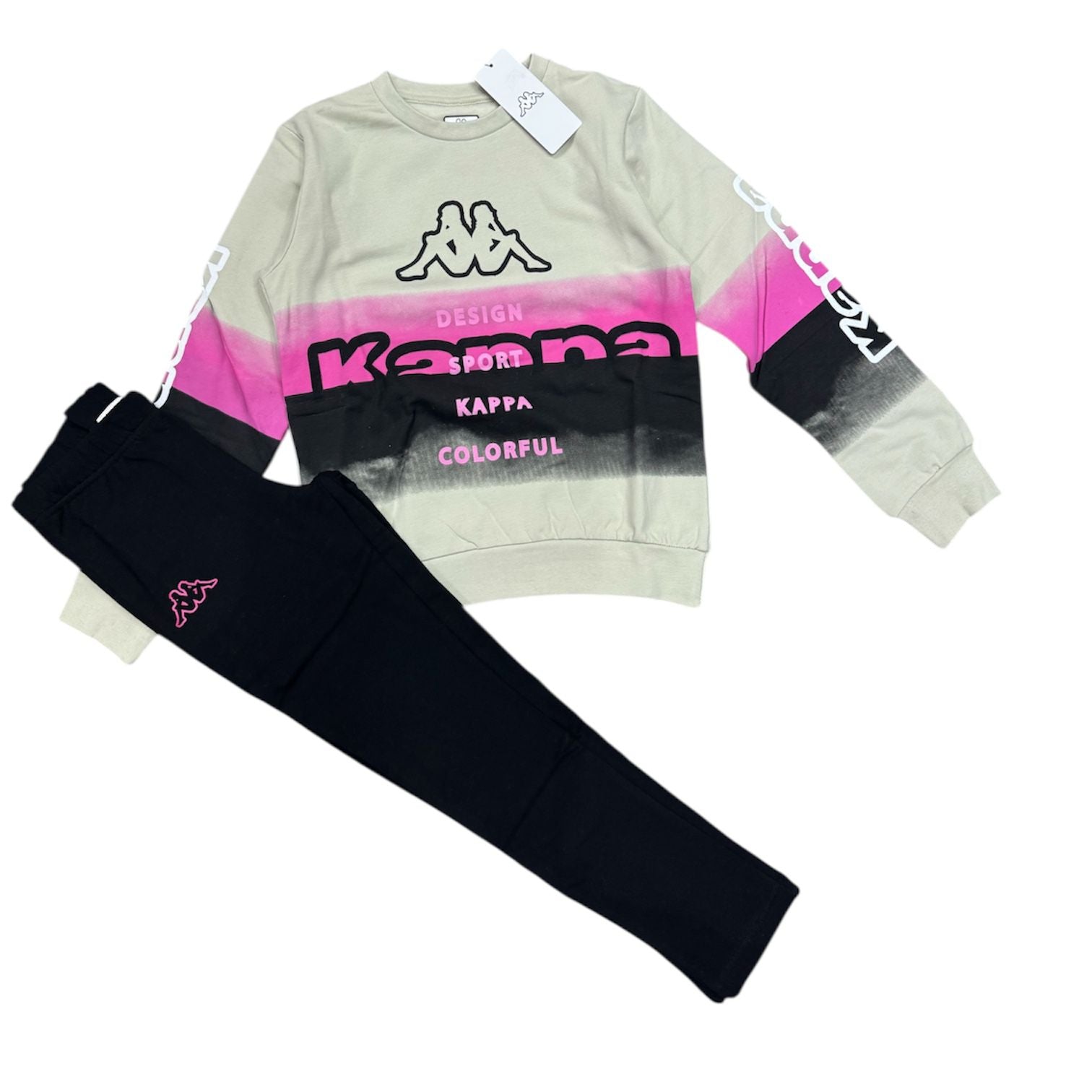 TUTA COMPLETA BAMBINA KAPPA BEIGE