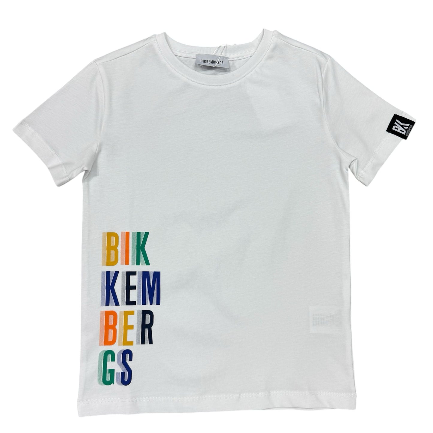 T-SHIRT BIKKEMBERGS BAMBINO BIANCA