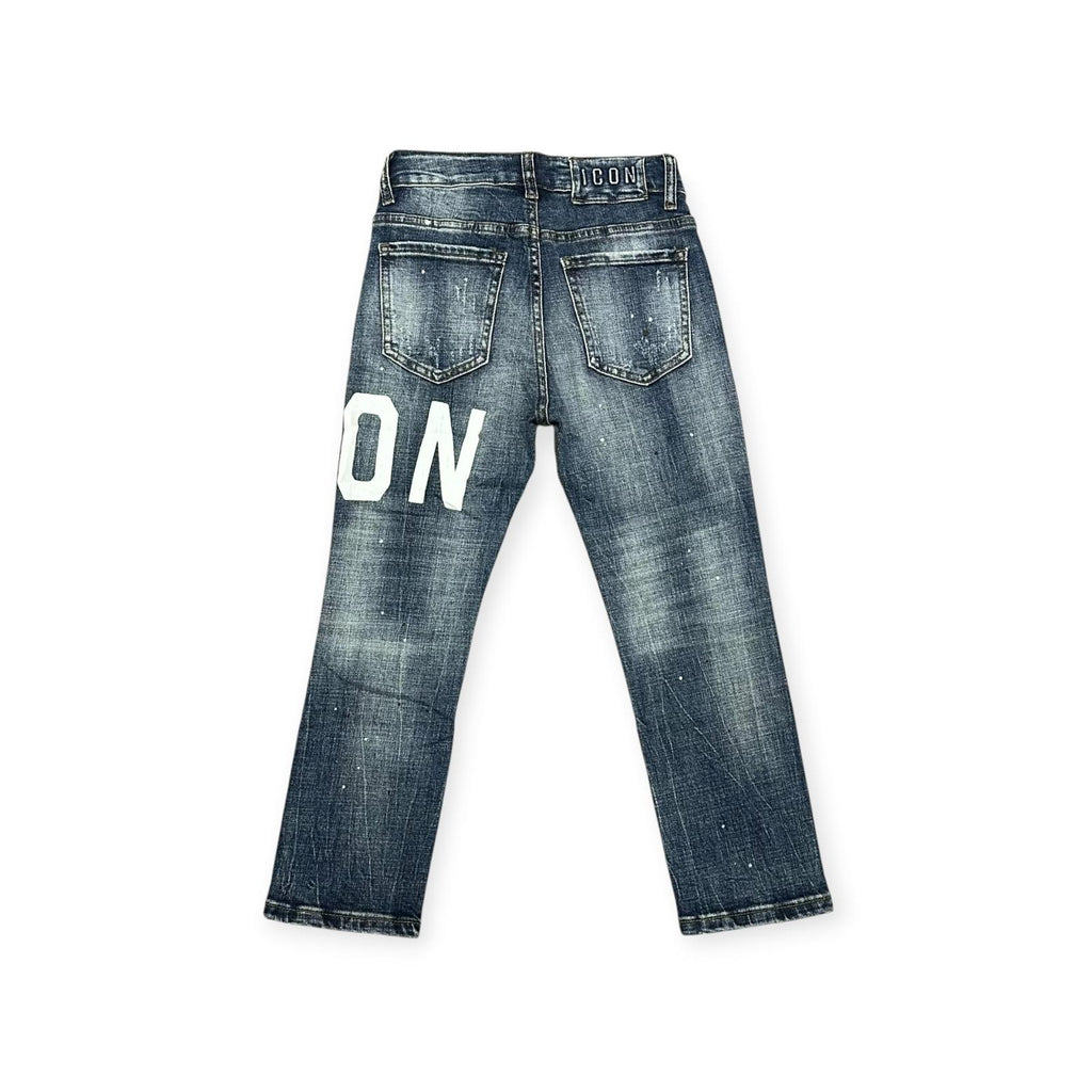 JEANS BAMBINO BLU SABBIATO