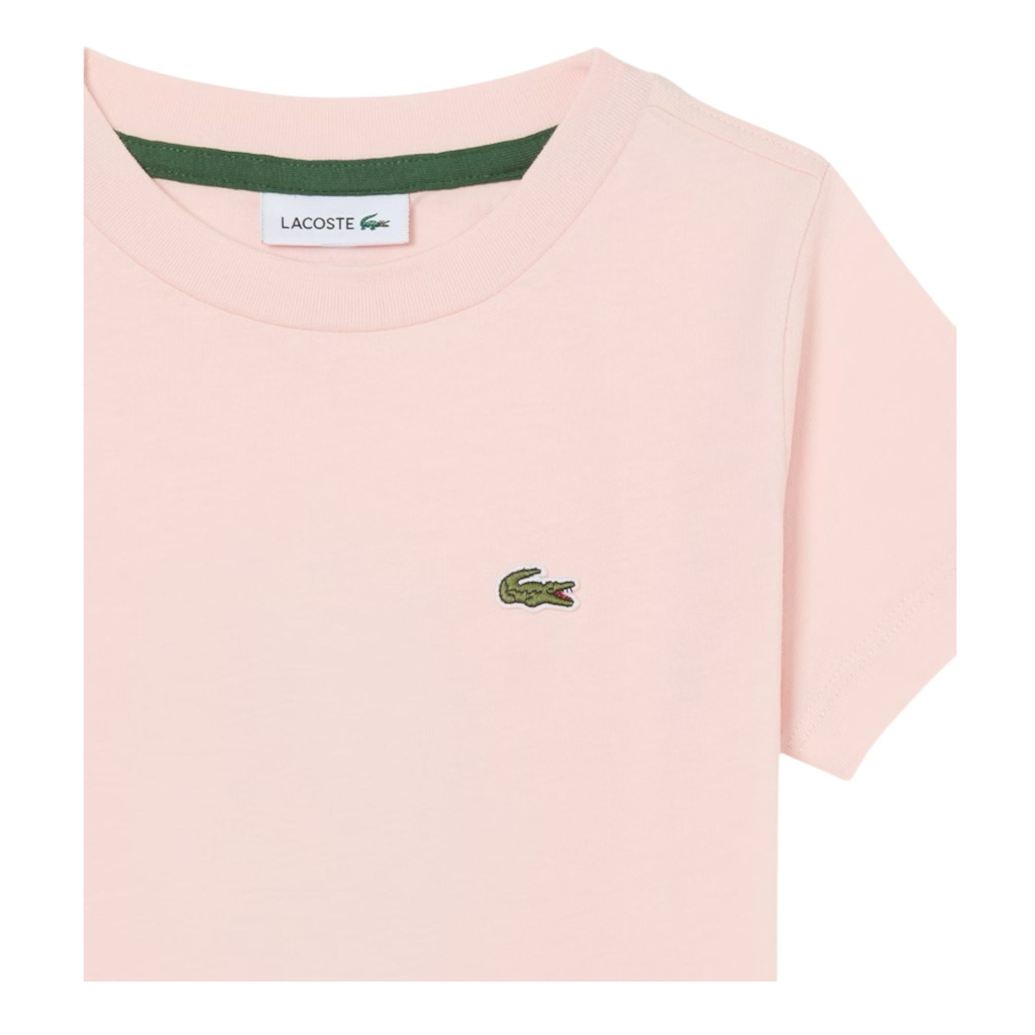 T-SHIRT UNISEX IN COTONE ROSA