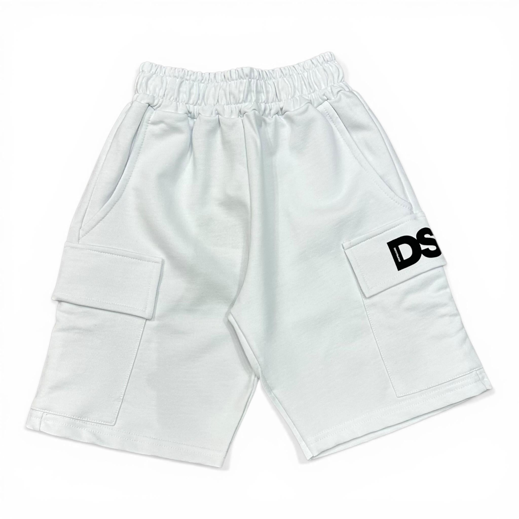 SHORT IN COTONE BIANCO