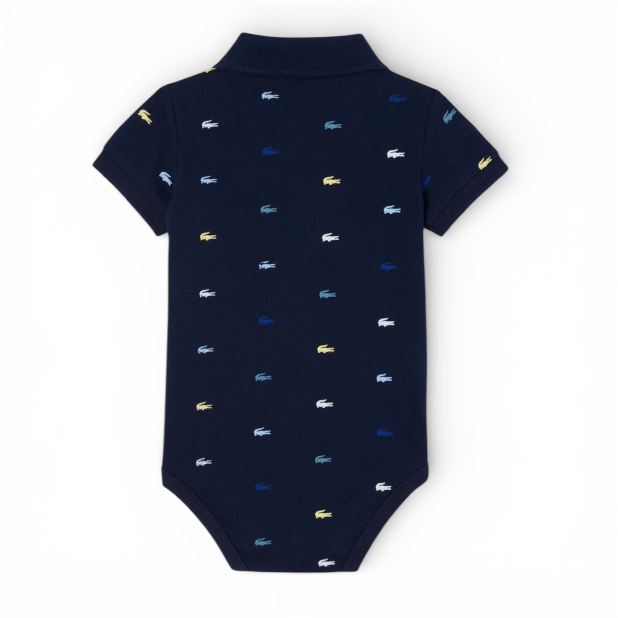 BODY NEONATO PIQUE'STAMPA COCCODRILLO