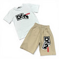 COMPLETO BAMBINO BEIGE BIANCO