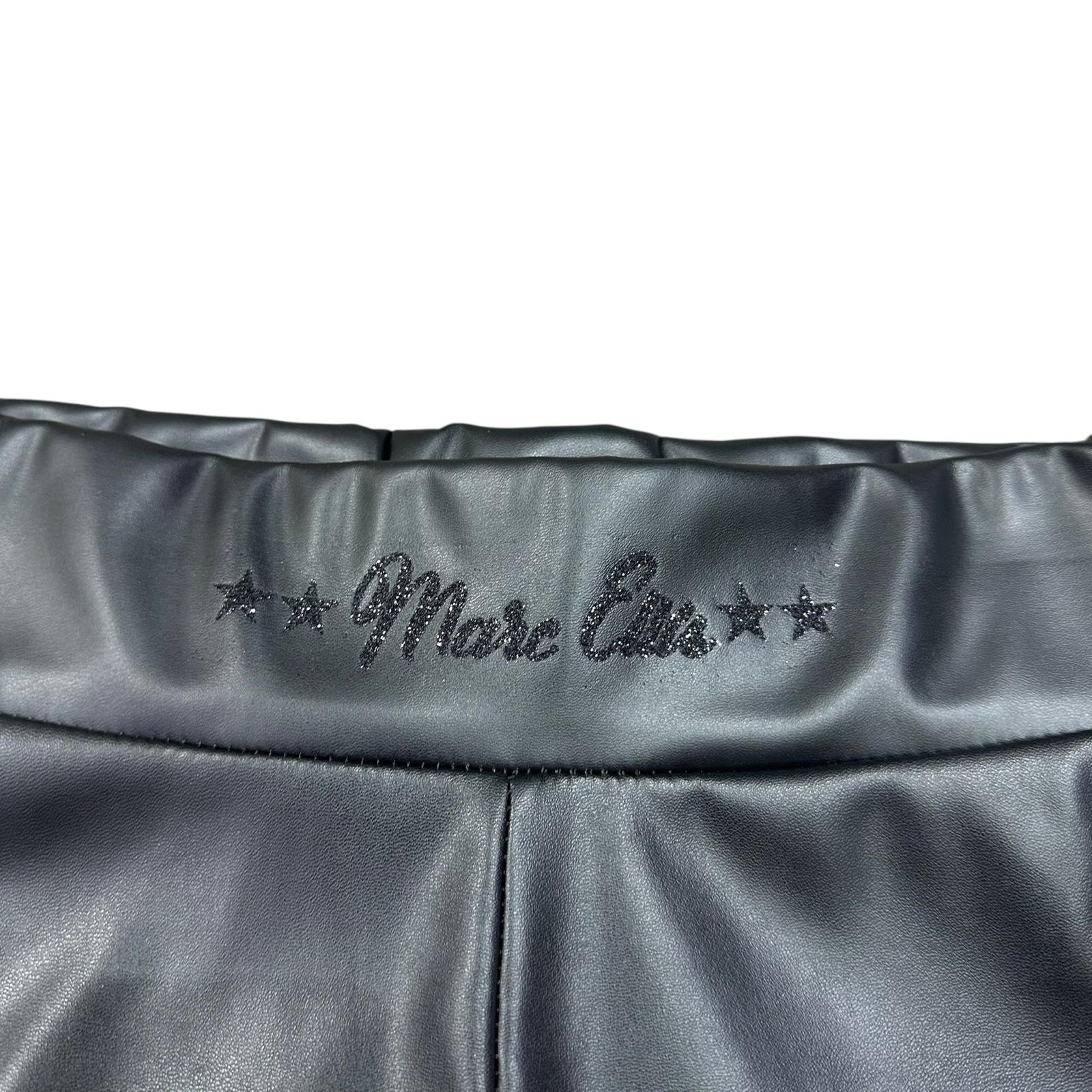LEGGINS IN ECOPELLE BAMBINA MARC ELLIS NERO