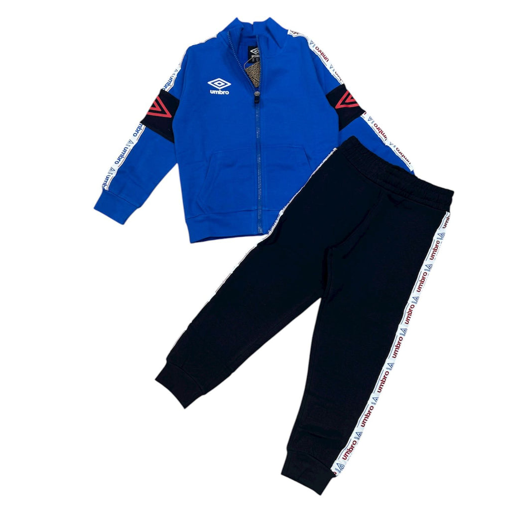 TUTA COMPLETA BAMBINO UMBRO BLU