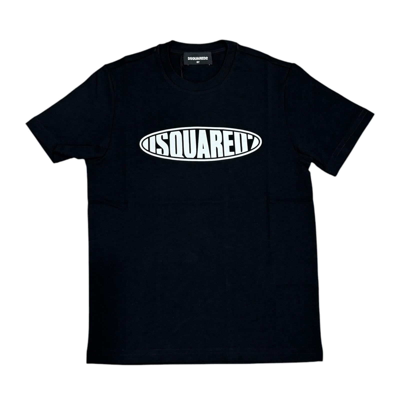 T-SHIRT DSQUARED2 BAMBINO NERA