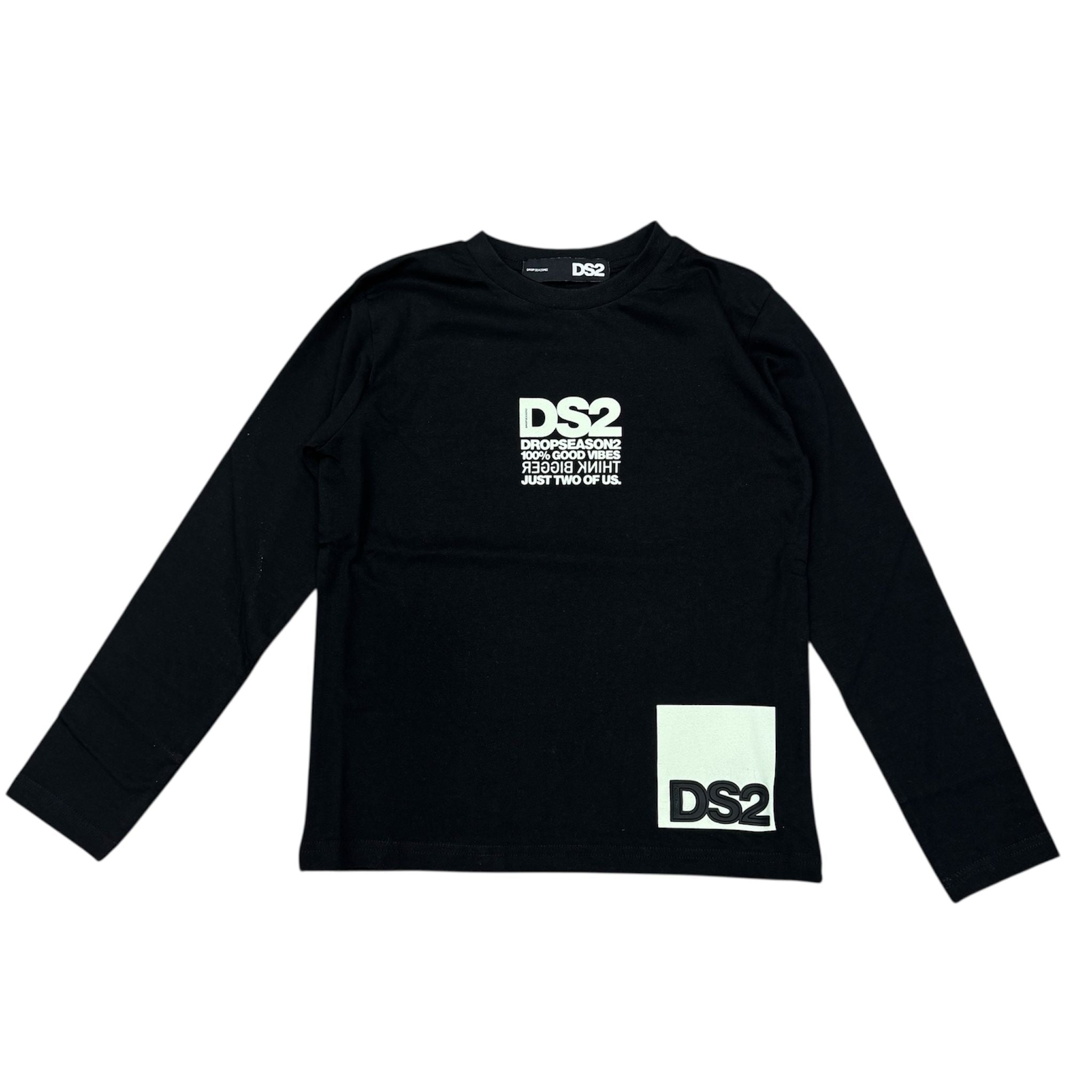 MAGLIA IN COTONE DROP SEASON 2 NERA