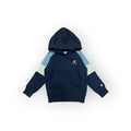 FELPA CON CAPPUCCIO BAMBINO BLU