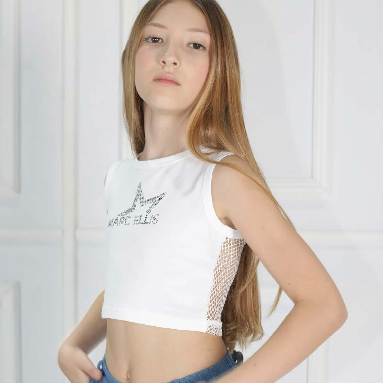 TOP BAMBINA BIANCO