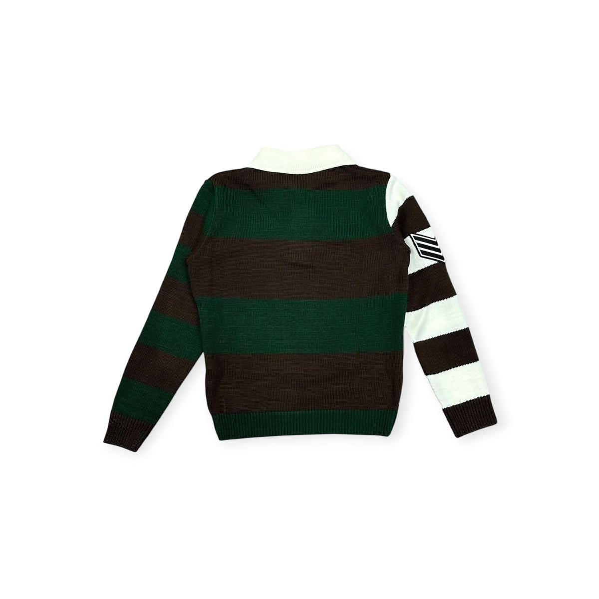 POLO IN MAGLIA BAMBINO MARRONE