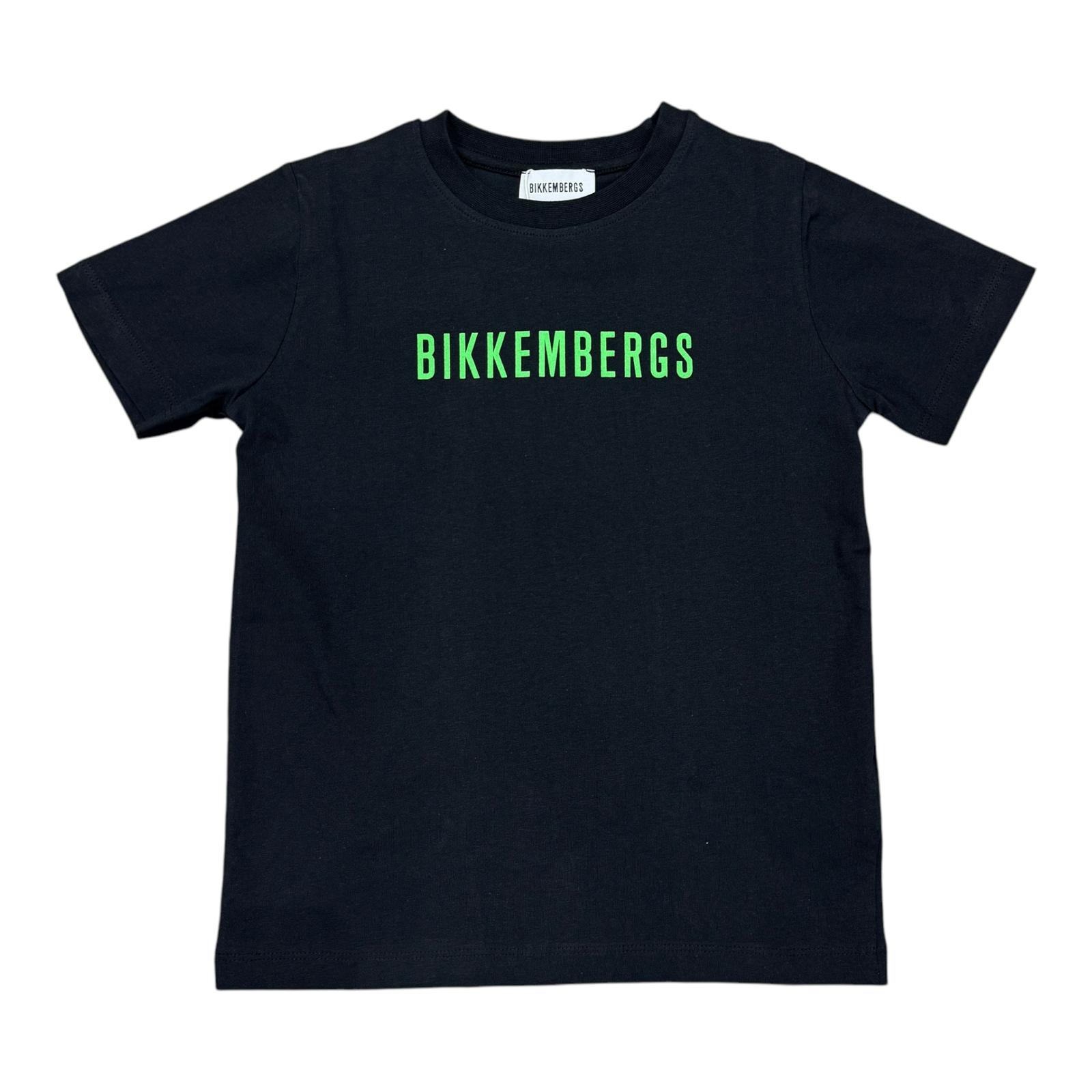 T-SHIRT BIKKEMBERGS BAMBINO NERA