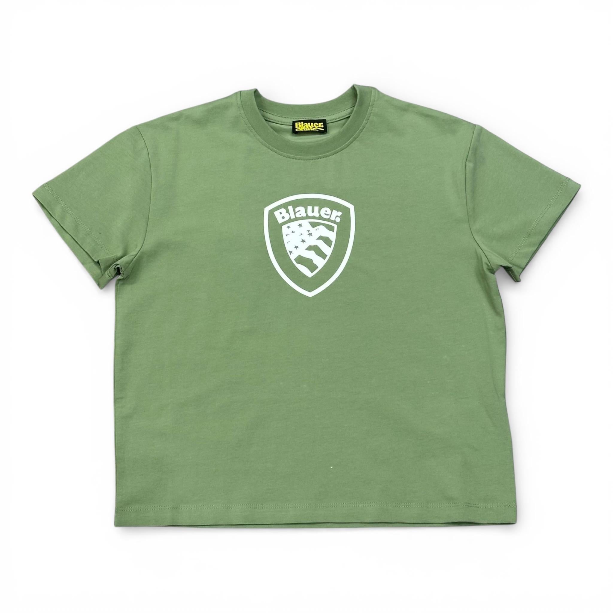T-SHIRT IN COTONE BAMBINO VERDE