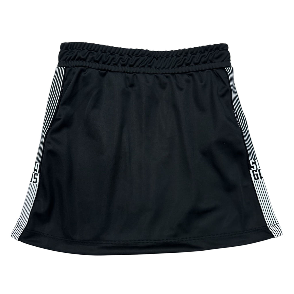 GONNA CON BANDE LATERALI BAMBINA NERA