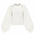 MAGLIONCINO CROPPED BAMBINA BIANCO