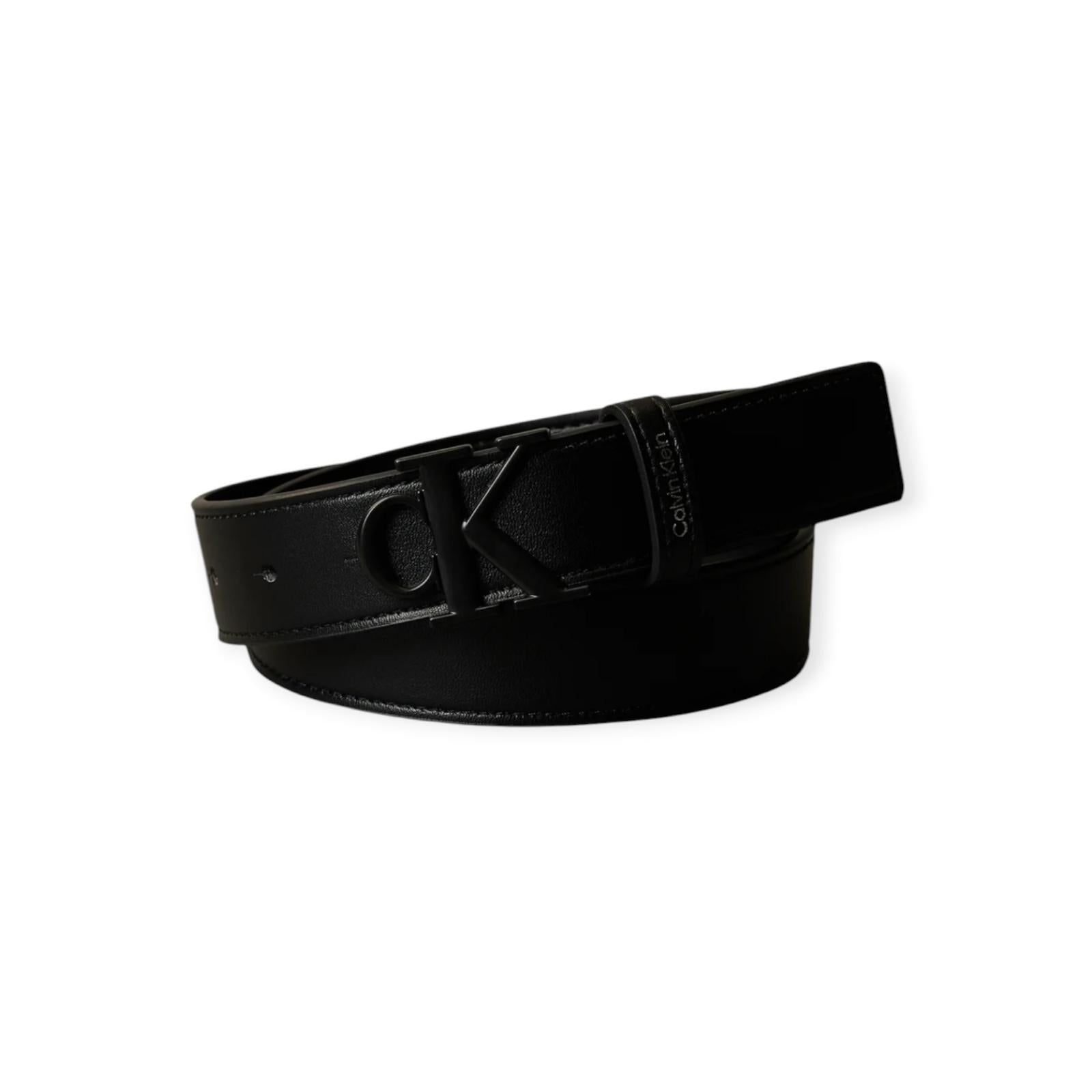 CINTURA IN PELLE BAMBINO NERA
