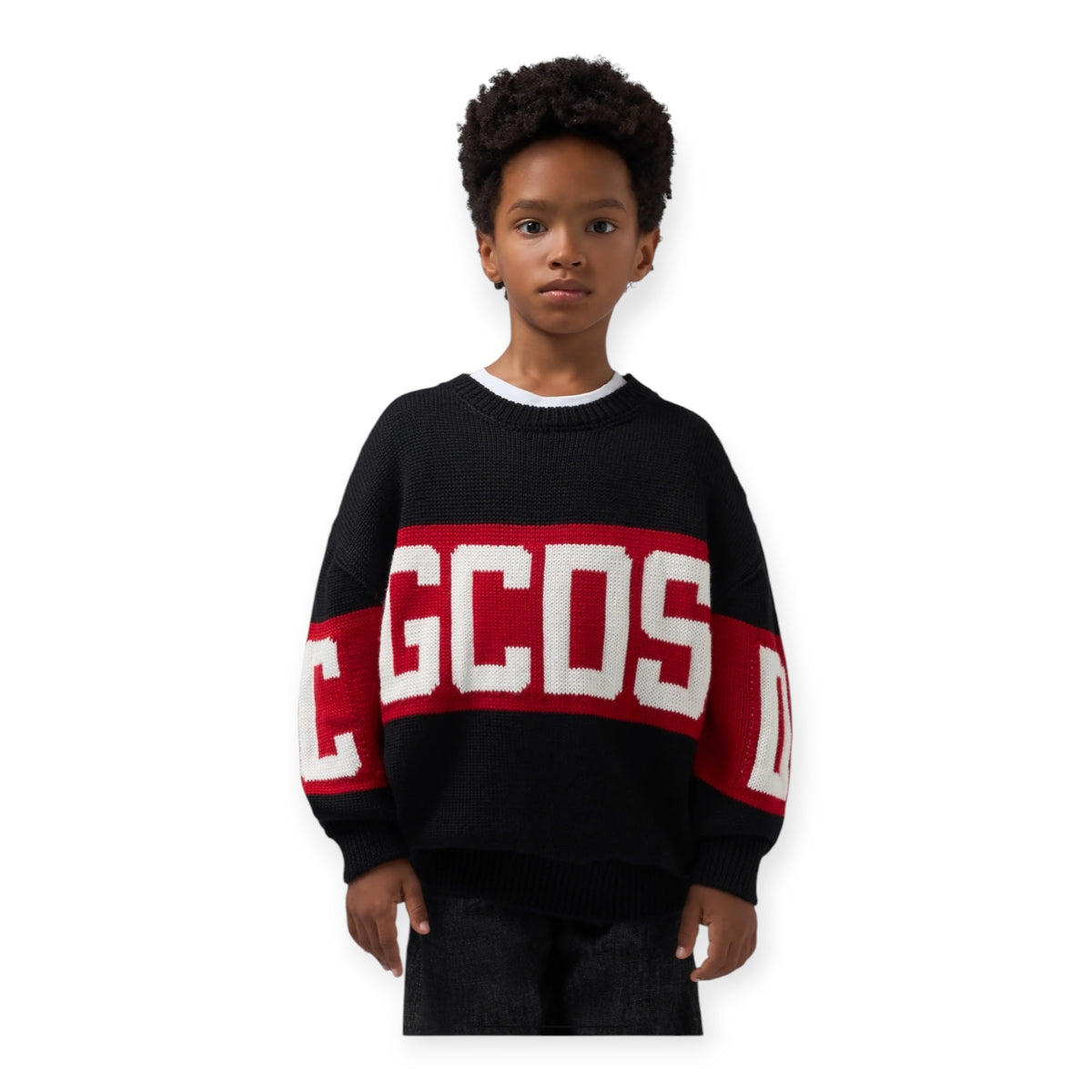 MAGLIONE GIROCOLLO NERO