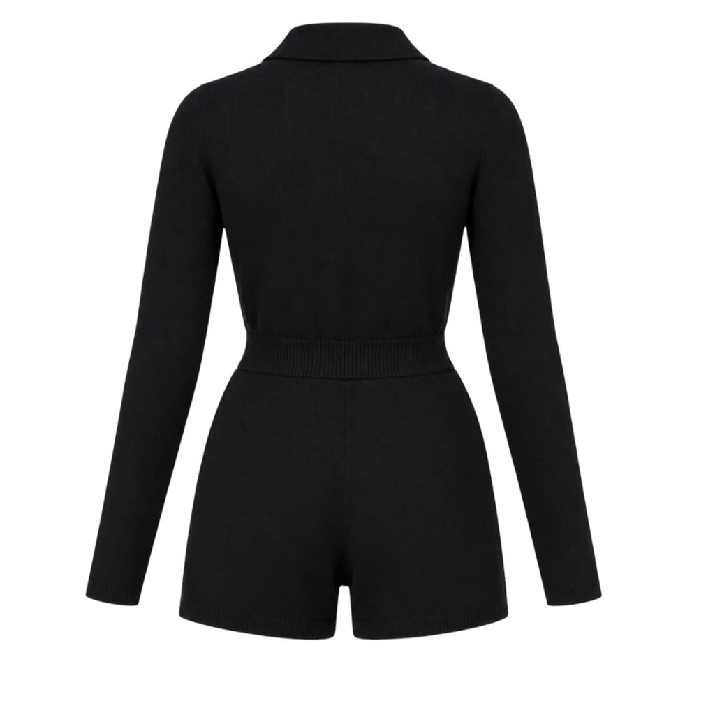 TUTINA IN MAGLIA BAMBINA NERA
