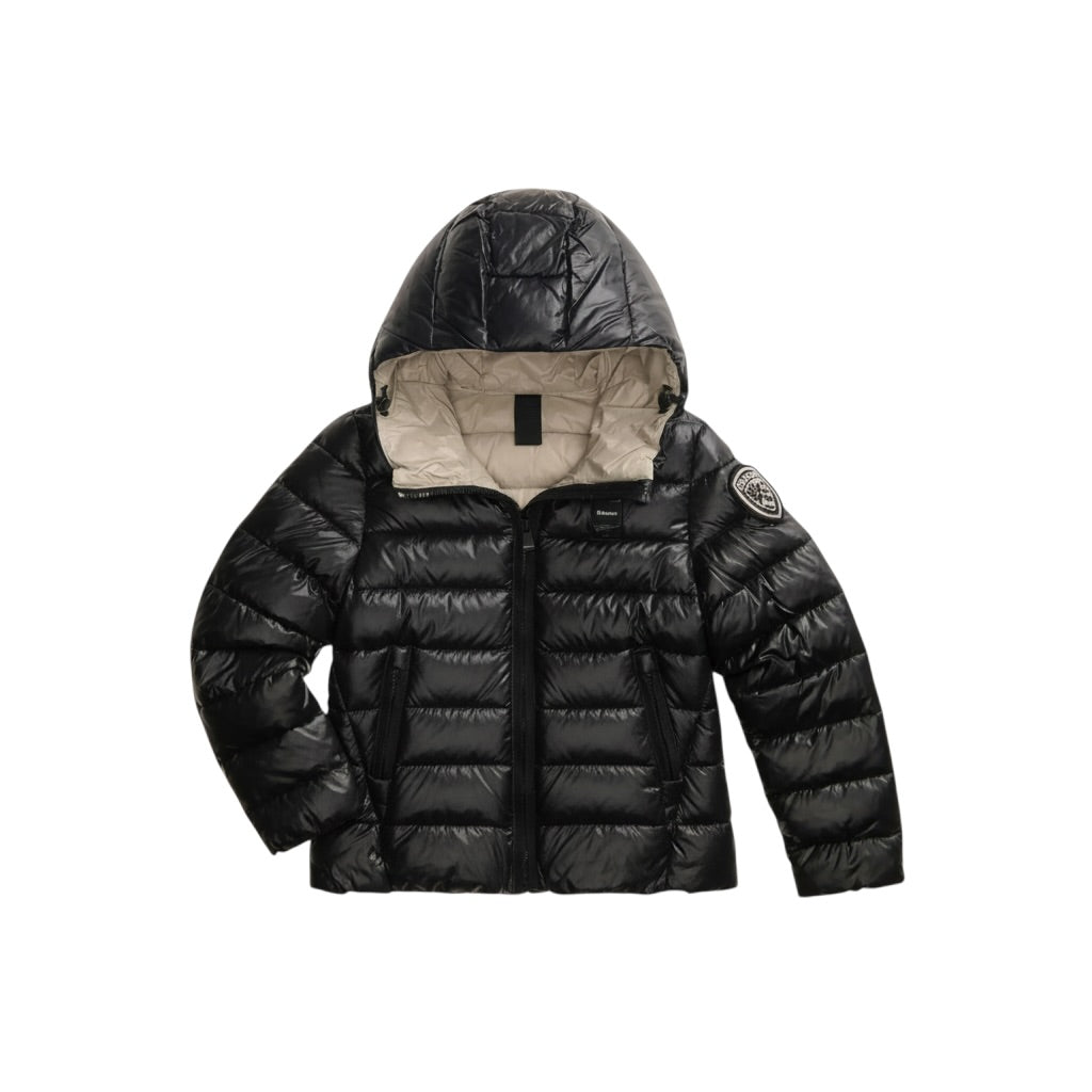 PIUMINO A RIGHE BAMBINA CARROL NERO