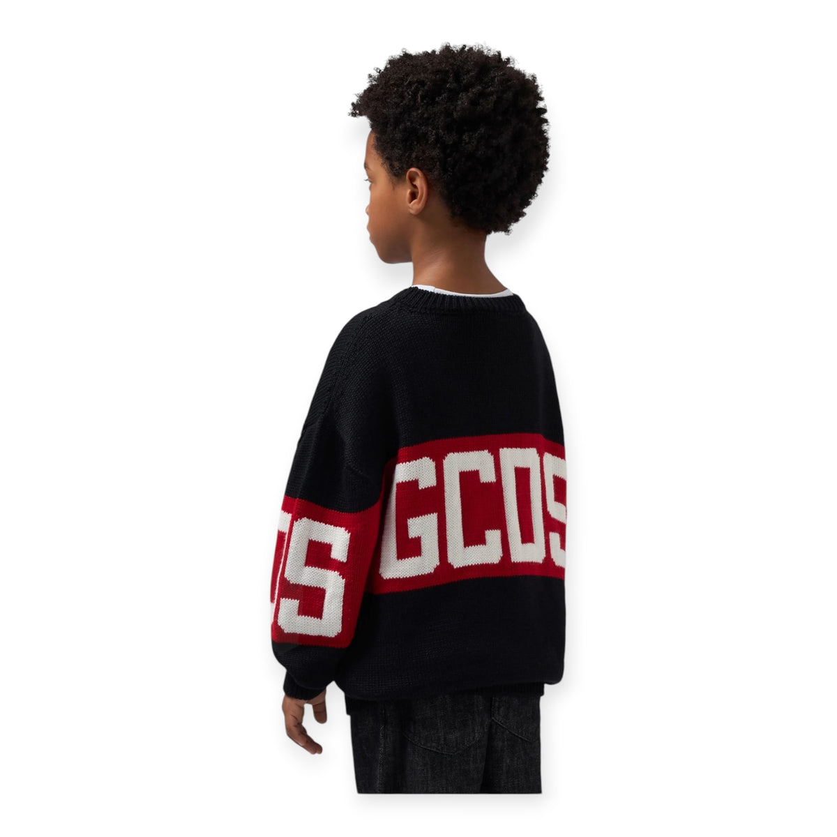 MAGLIONE GIROCOLLO NERO