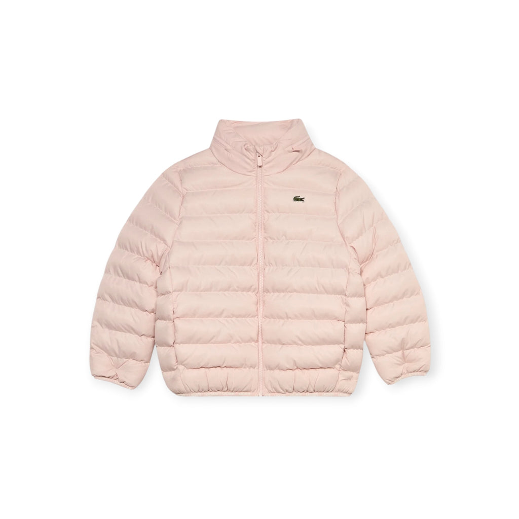 PIUMINO CON CAPPUCCIO FODERATO FELPATO ROSA