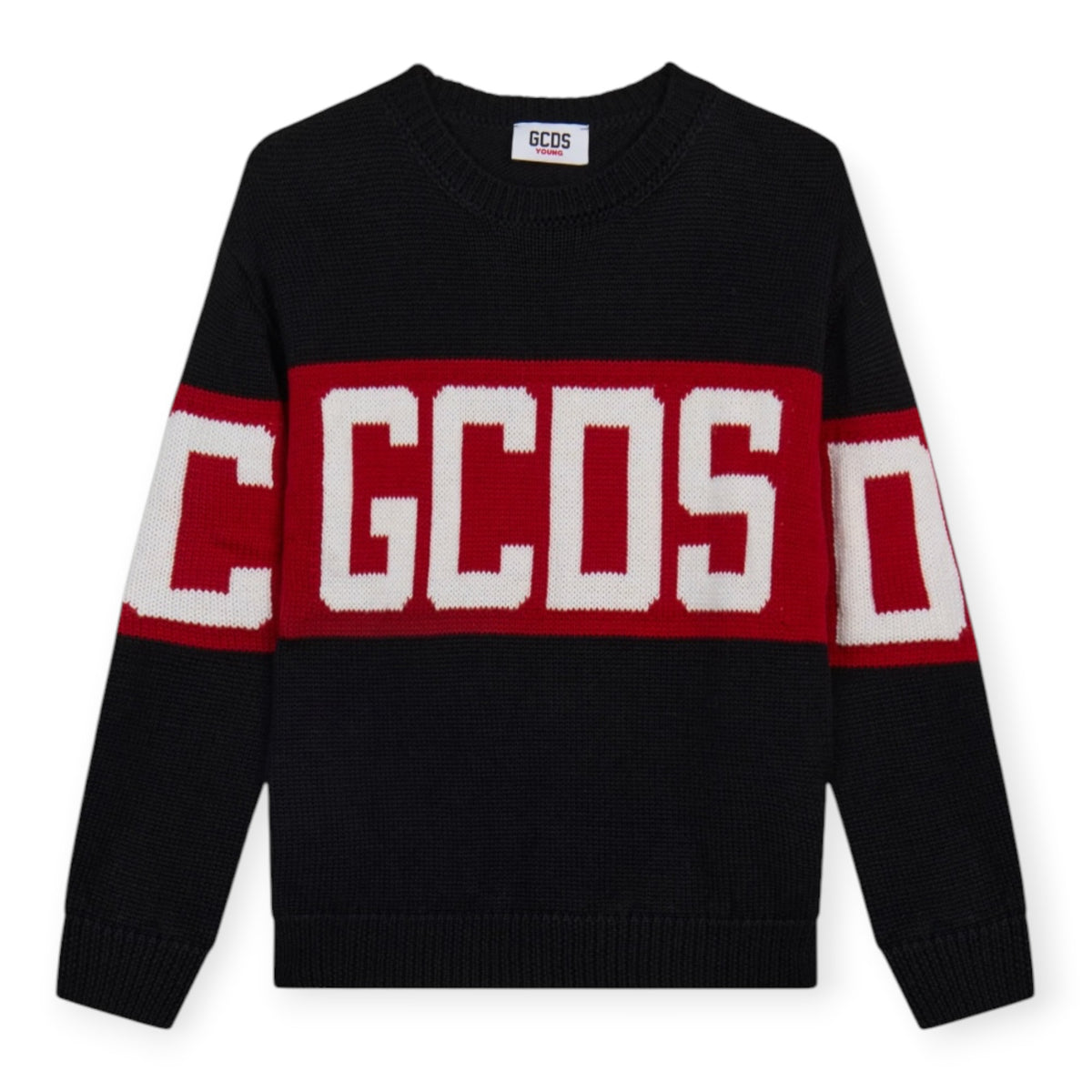 MAGLIONE GIROCOLLO NERO