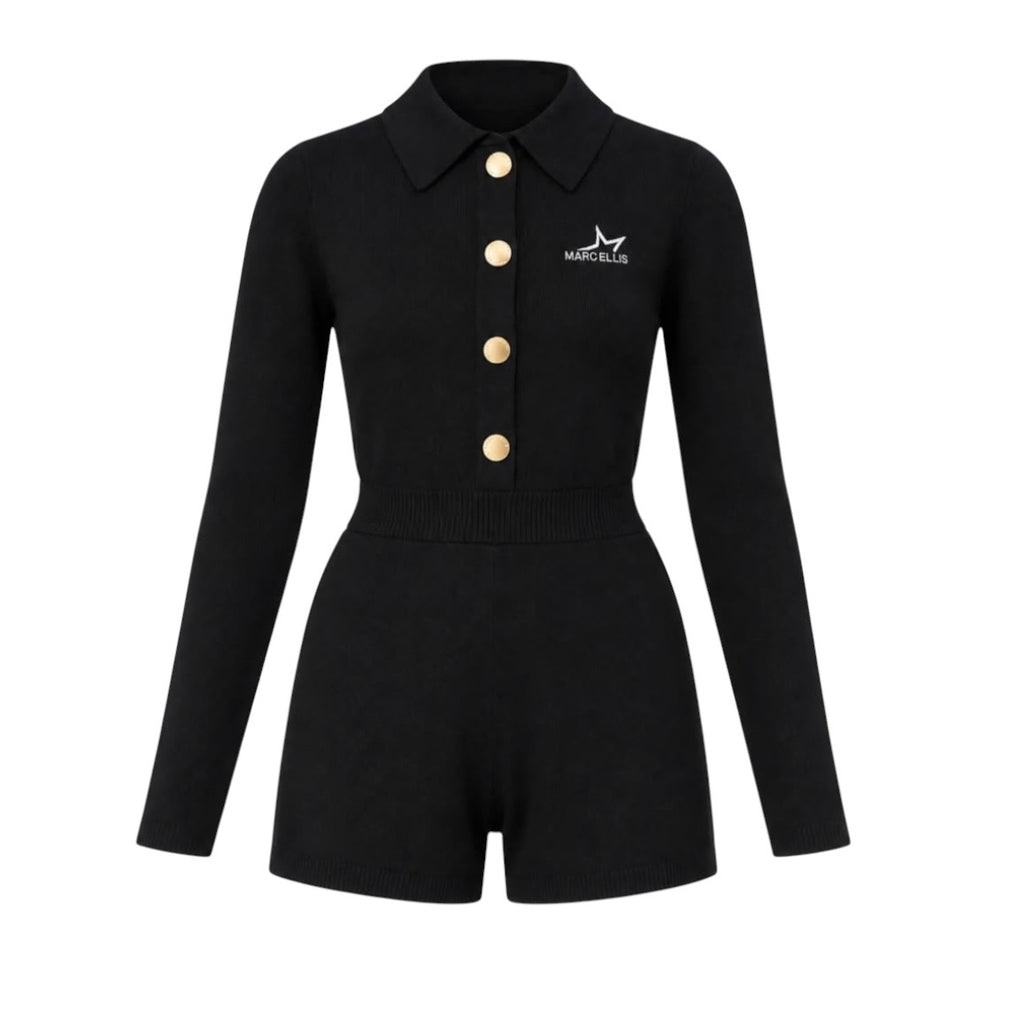TUTINA IN MAGLIA BAMBINA NERA