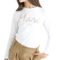 MAGLIA CON STRASS BAMBINA BIANCA