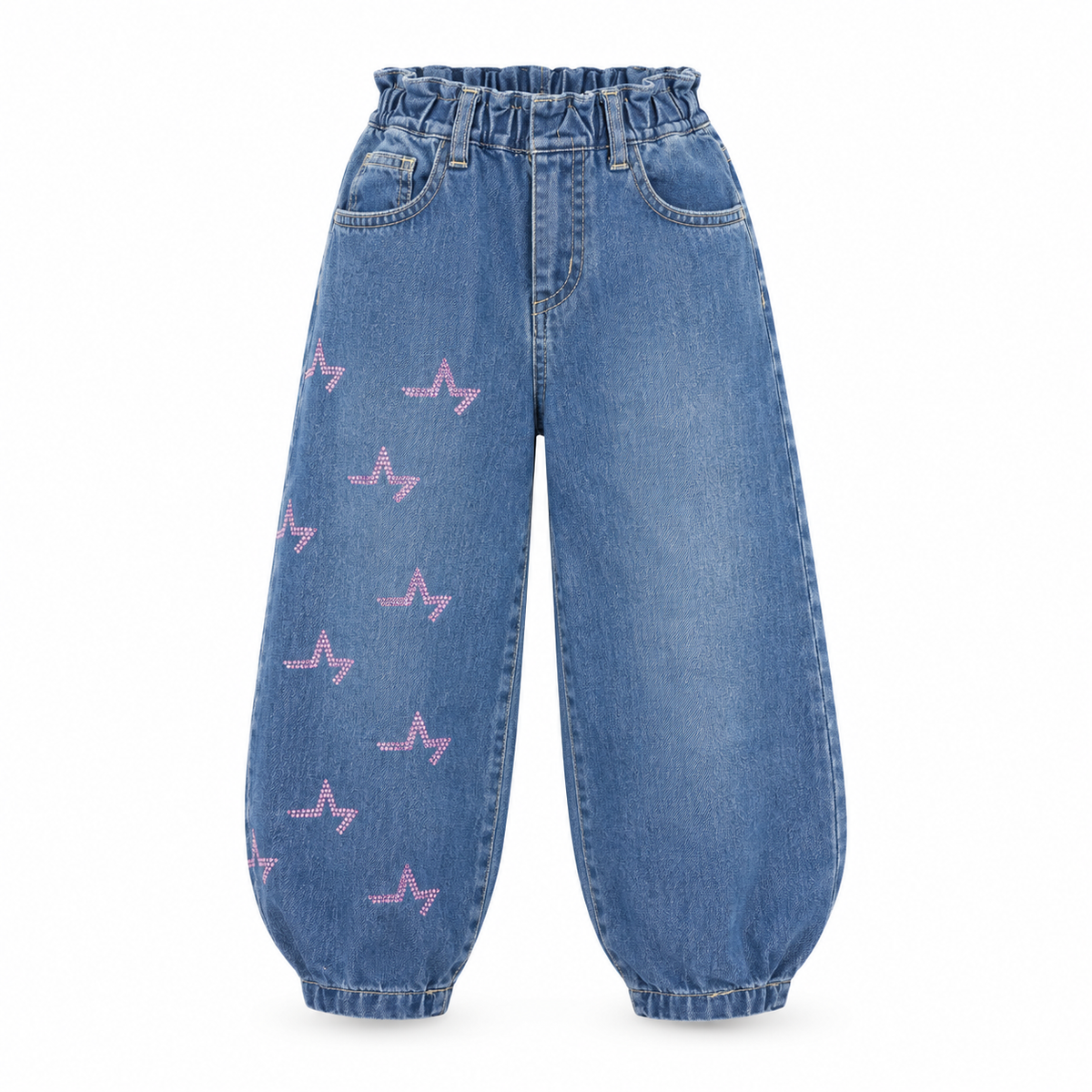 JEANS STRASS BAMBINA