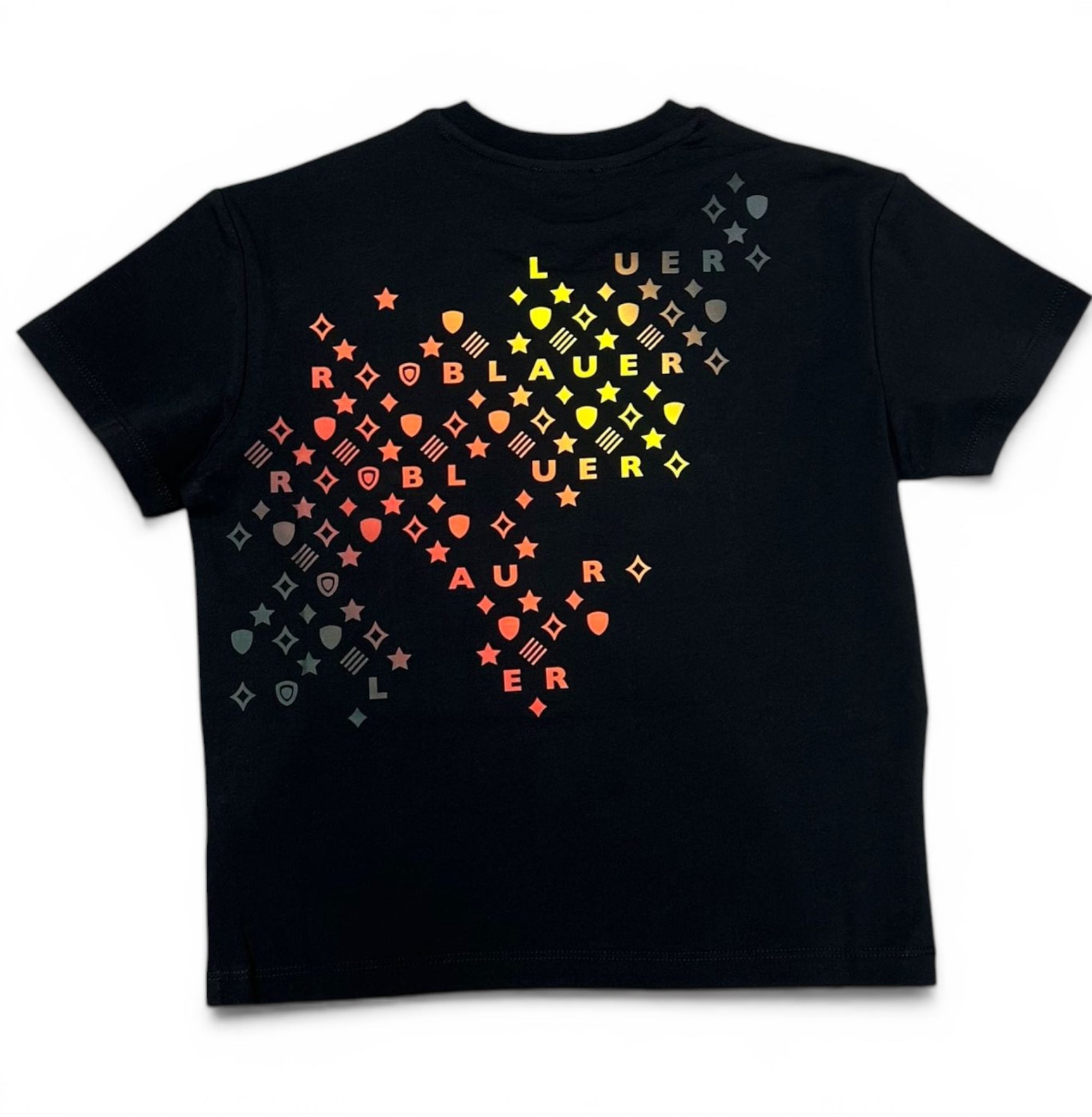 T-SHIRT  LV IN COTONE BAMBINO NERA