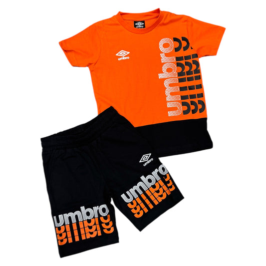 COMPLETO UMBRO BAMBINO ARANCIONE