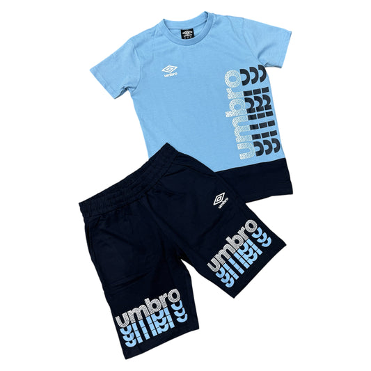 COMPLETO UMBRO BAMBINO CELESTE