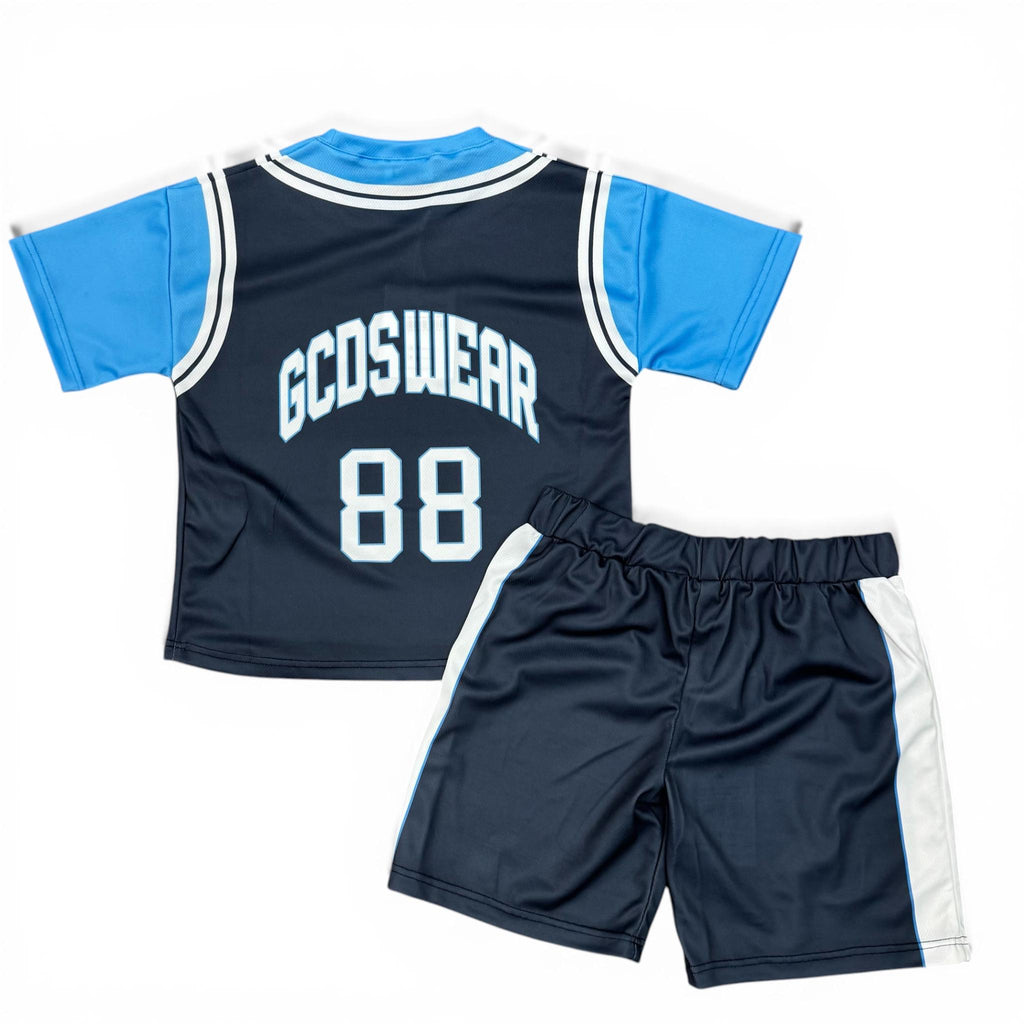 COMPLETO SOCCER BAMBINO BLU