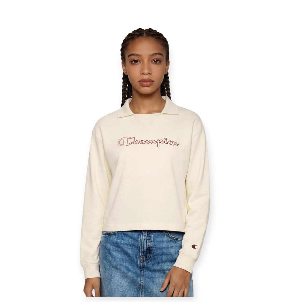 MAGLIA POLO BAMBINA PANNA
