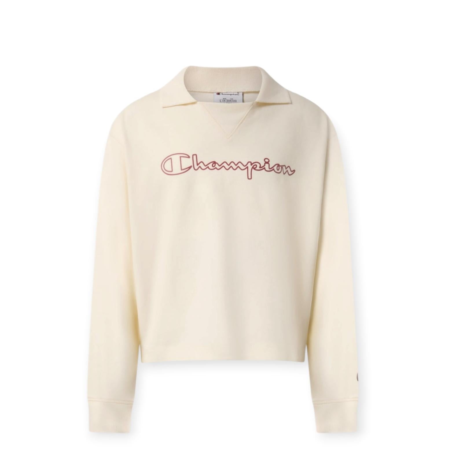 MAGLIA POLO BAMBINA PANNA