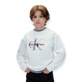 FELPA LOGO FELPATA BAMBINO BIANCA