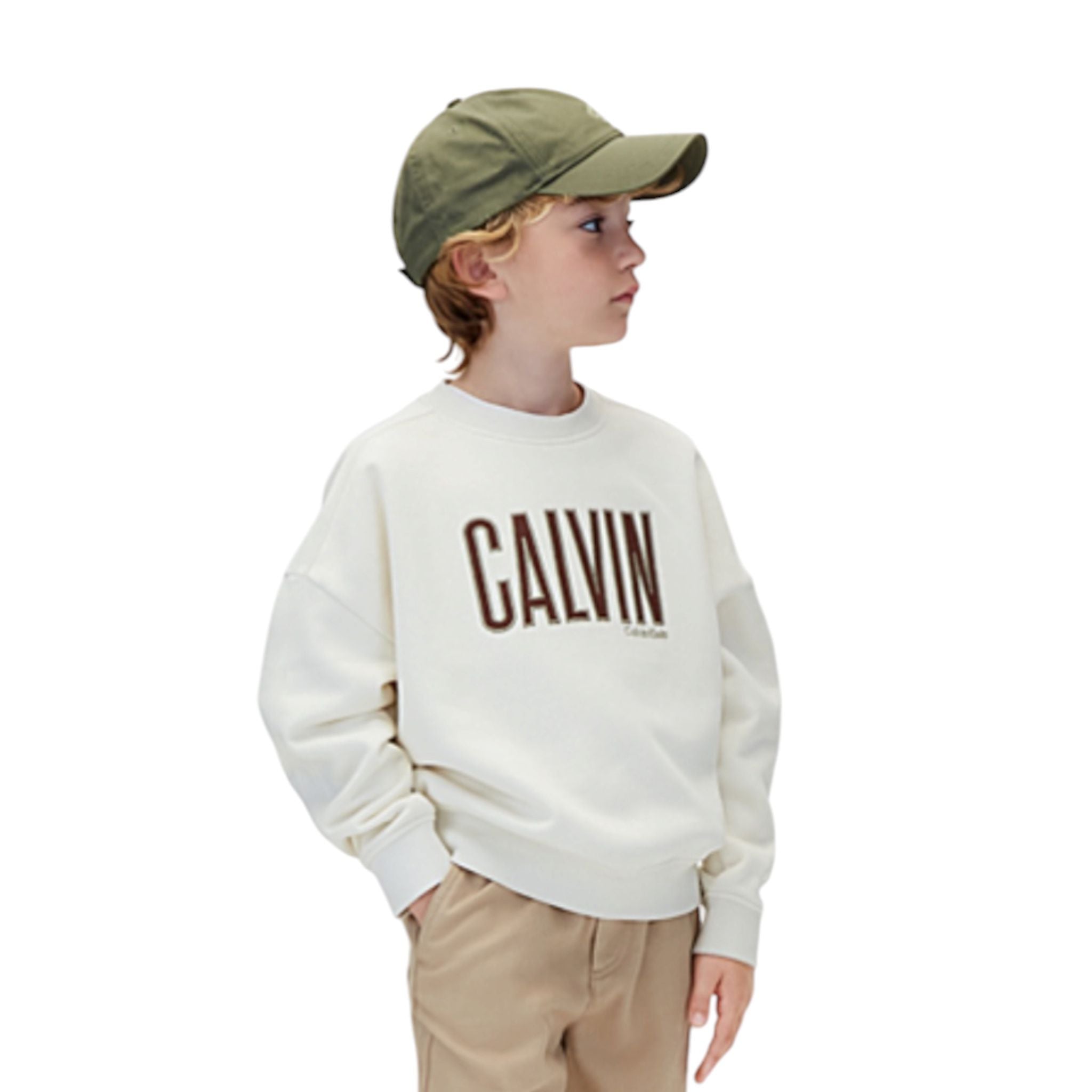 FELPA GIROCOLLO BAMBINO BEIGE