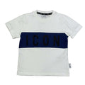 T-SHIRT MONOGRAMMA BAMBINO BIANCA