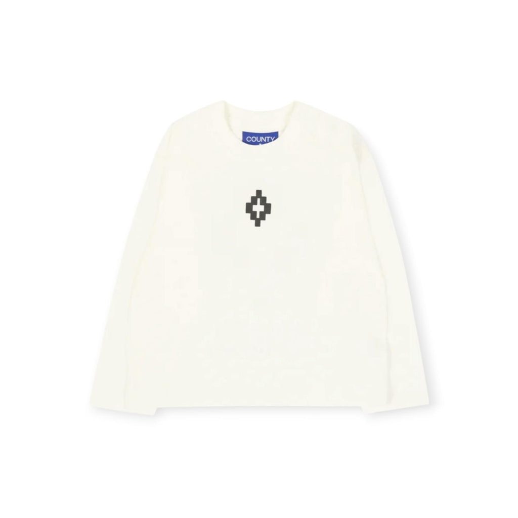 MAGLIA MANICA LUNGA BAMBINO BIANCA