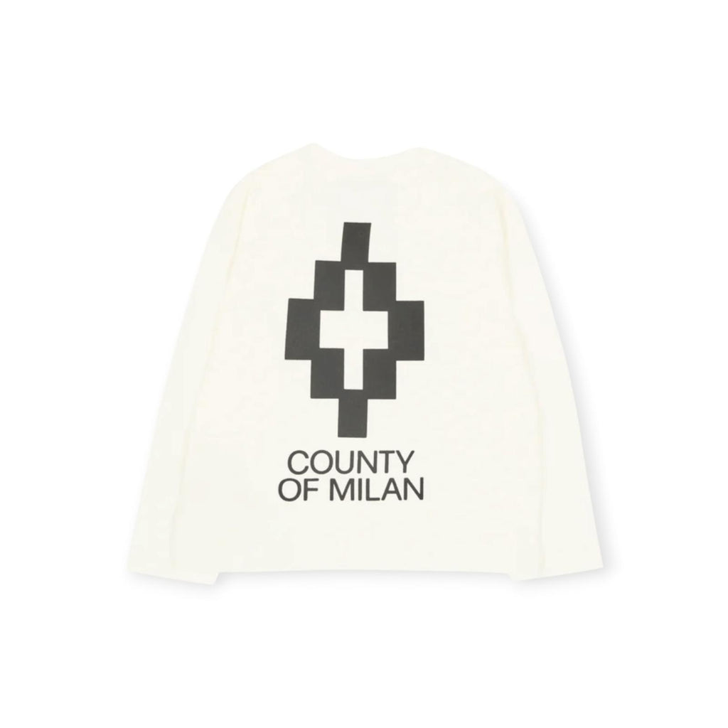 MAGLIA MANICA LUNGA BAMBINO BIANCA