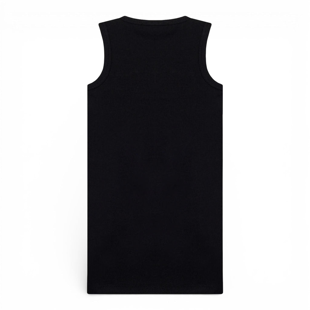 ABITO A COSTINE BAMBINA CON LOGO LOUNGE NERO