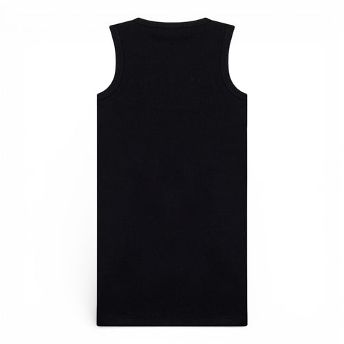 ABITO A COSTINE BAMBINA CON LOGO LOUNGE NERO