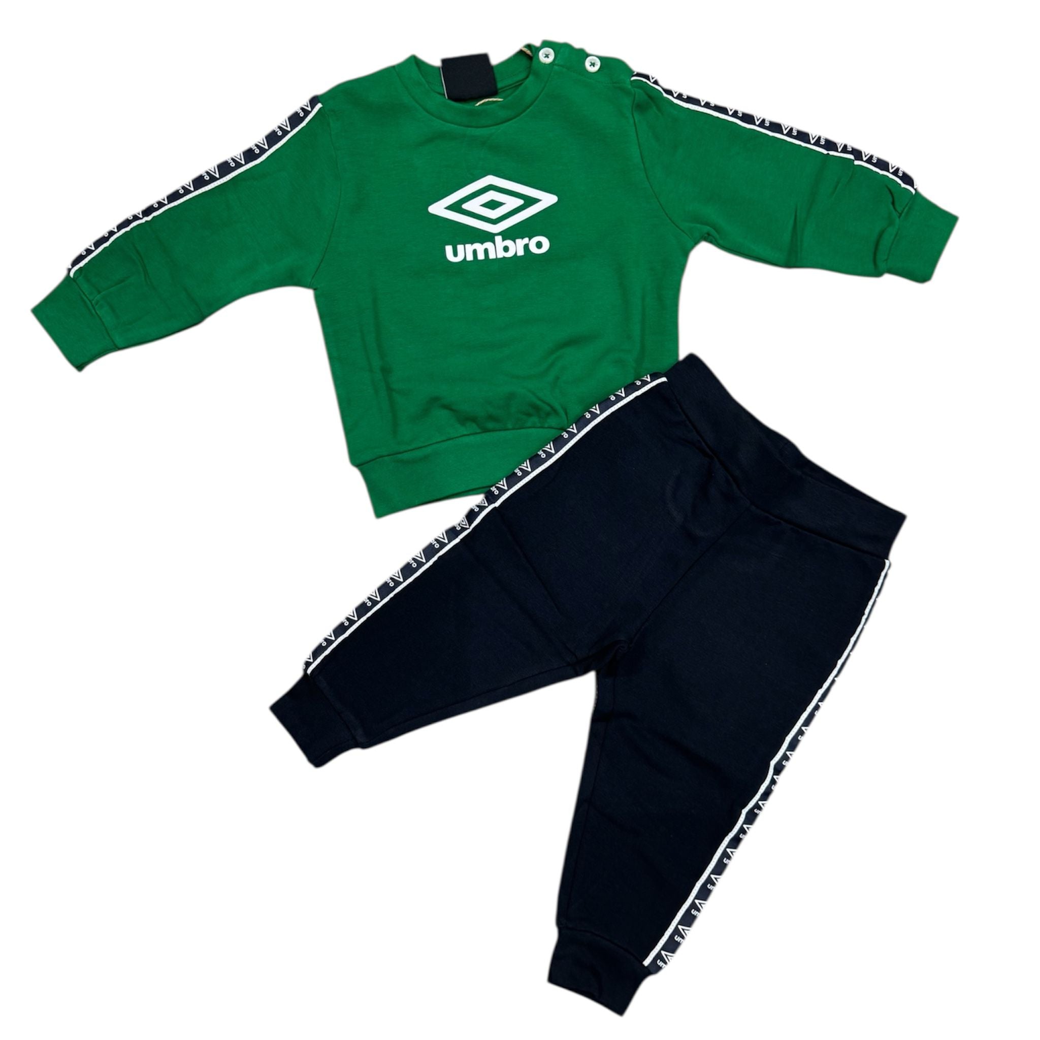 TUTA COMPLETA BAMBINO UMBRO VERDE