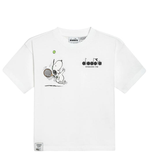 T-SHIRT DIADORA BAMBINO BIANCO