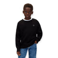 MAGLIONE RAGLAN BAMBINO NERO