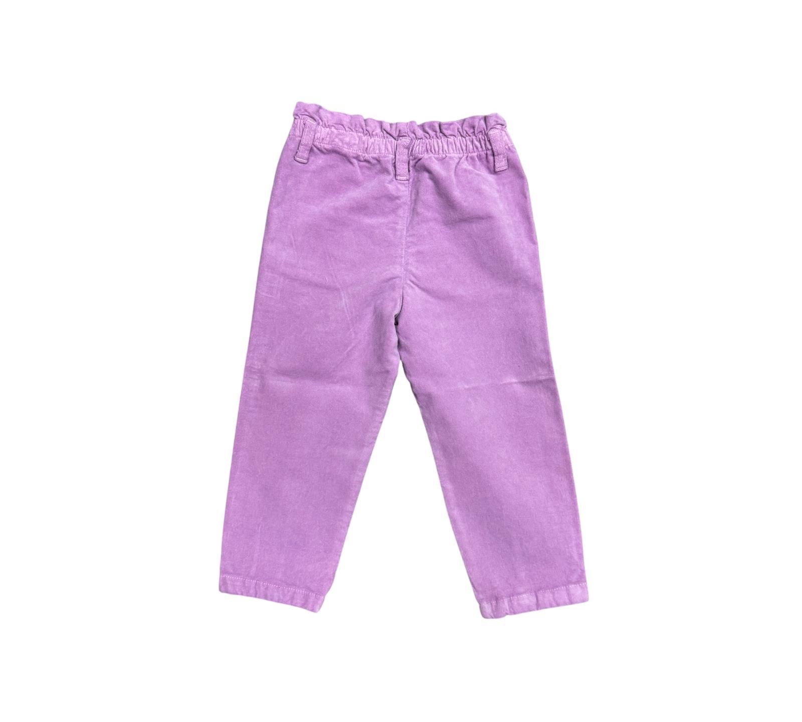 PANTALONE LAURA BIAGIOTTI IN VELLUTO ROSA