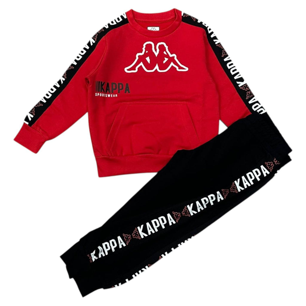 TUTA COMPLETA BAMBINO KAPPA ROSSA