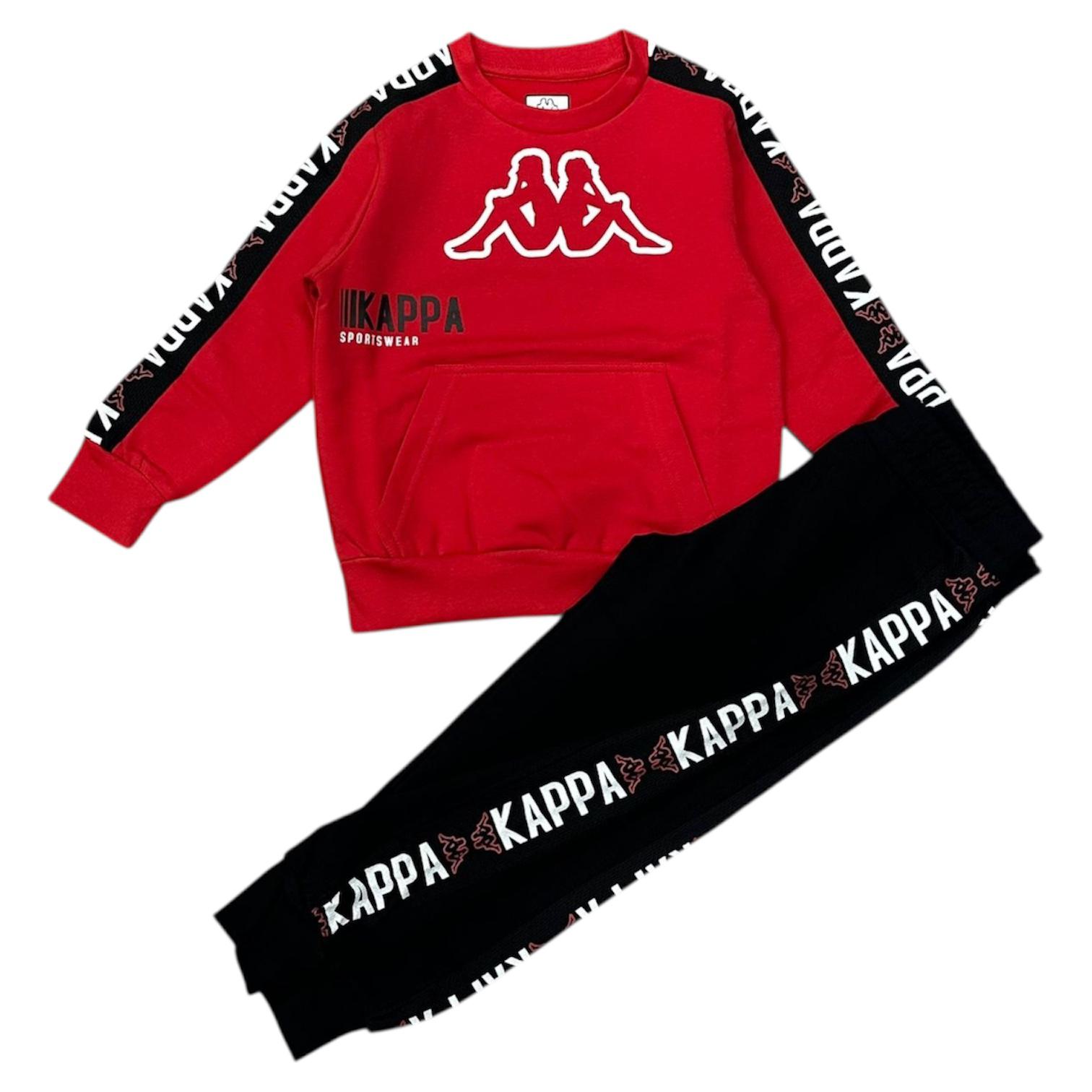 TUTA COMPLETA BAMBINO KAPPA ROSSA