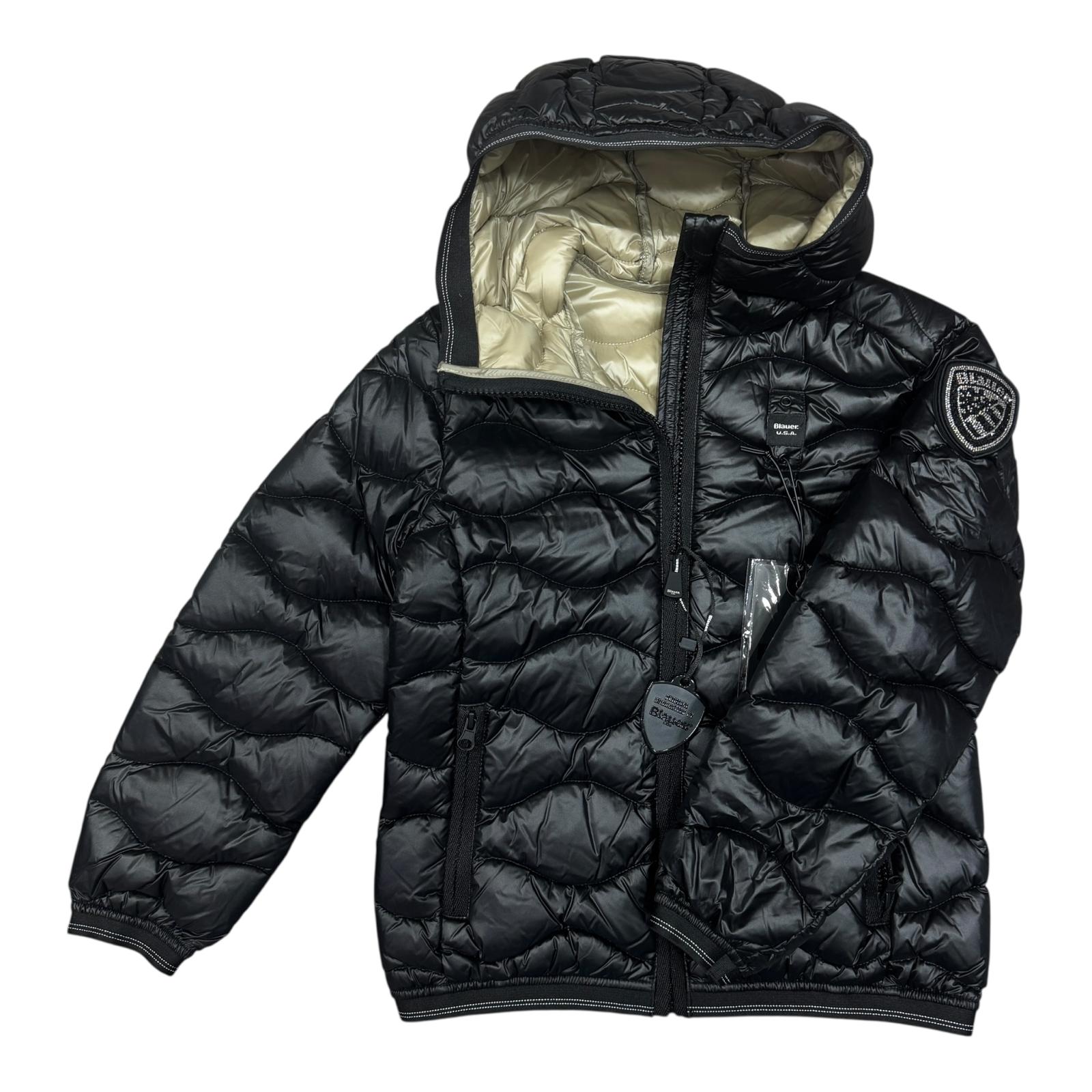 PIUMINO BAMBINA BLAUER LOWELL NERO